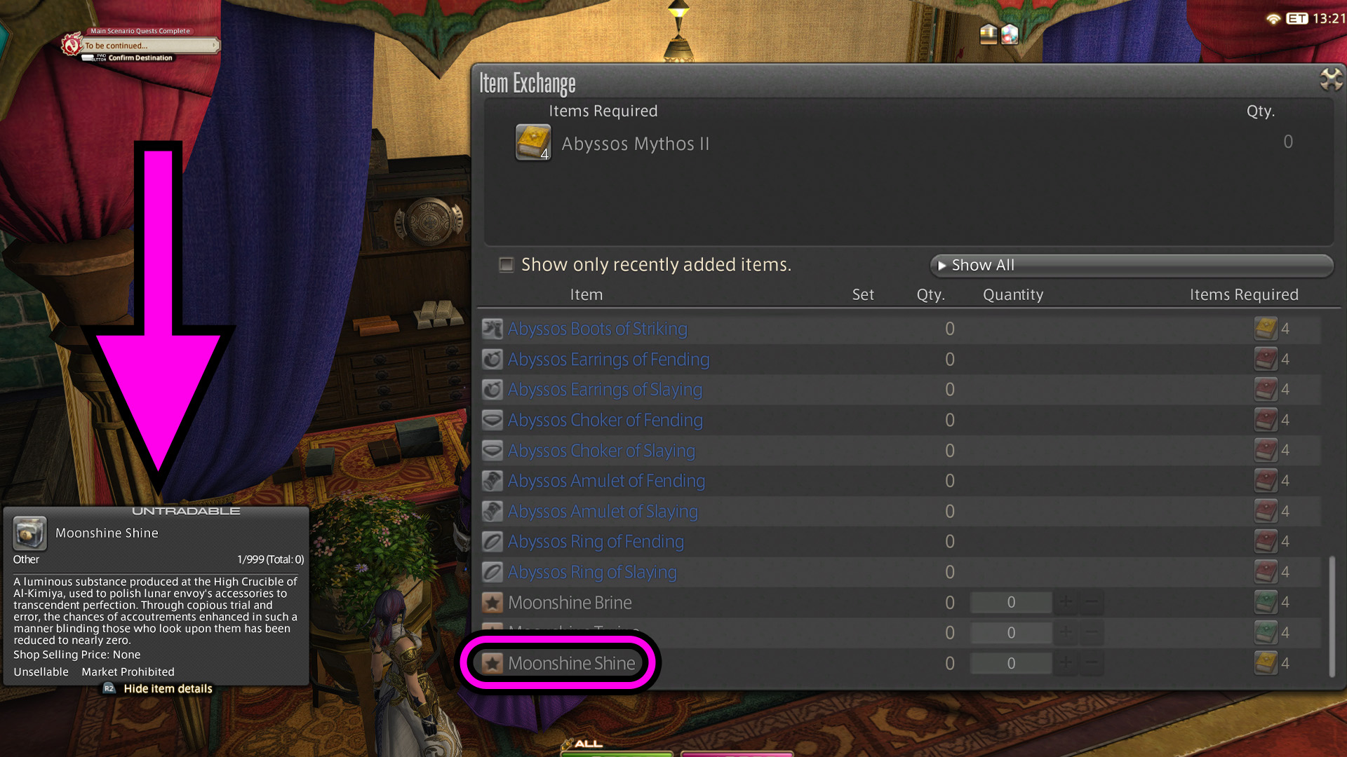 ffxiv moonshine shine